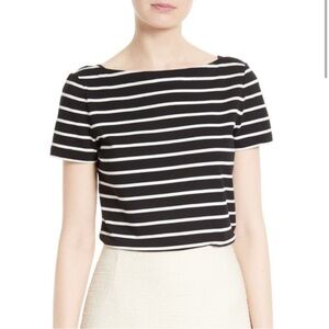 Kate Spade ‘Broome Street’ Black & White Striped Top